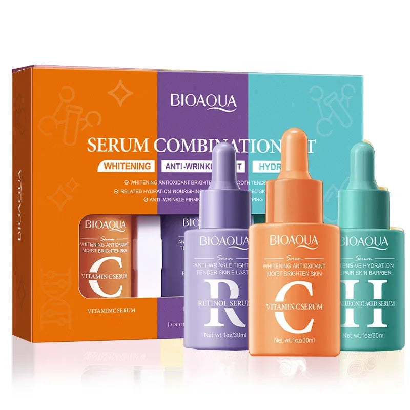 BIOAQUA Skin™️ | Rutina Facial 3 Sérums
